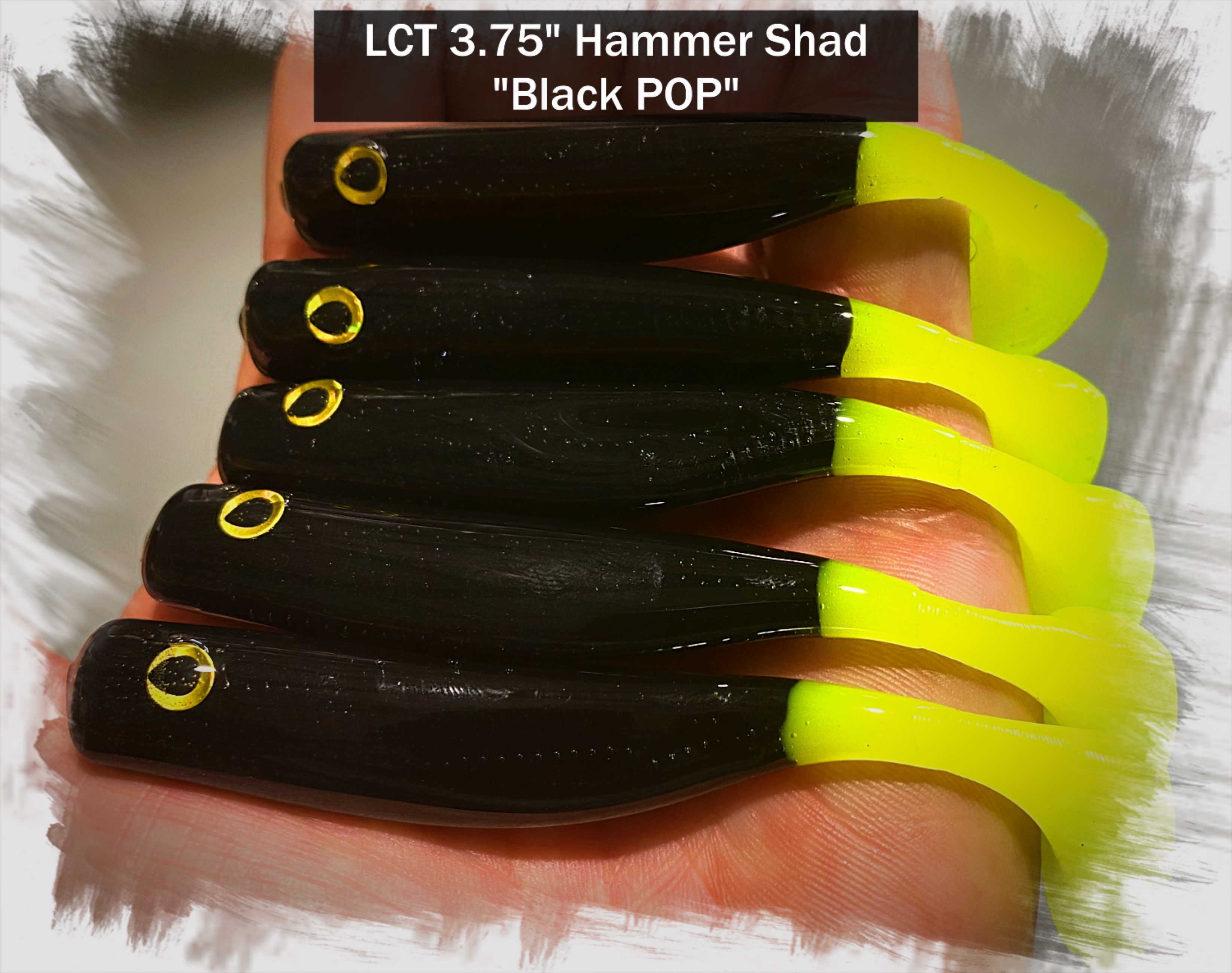 LCT 3.75 Hammer Shad (5 Pack) Glass Minnow