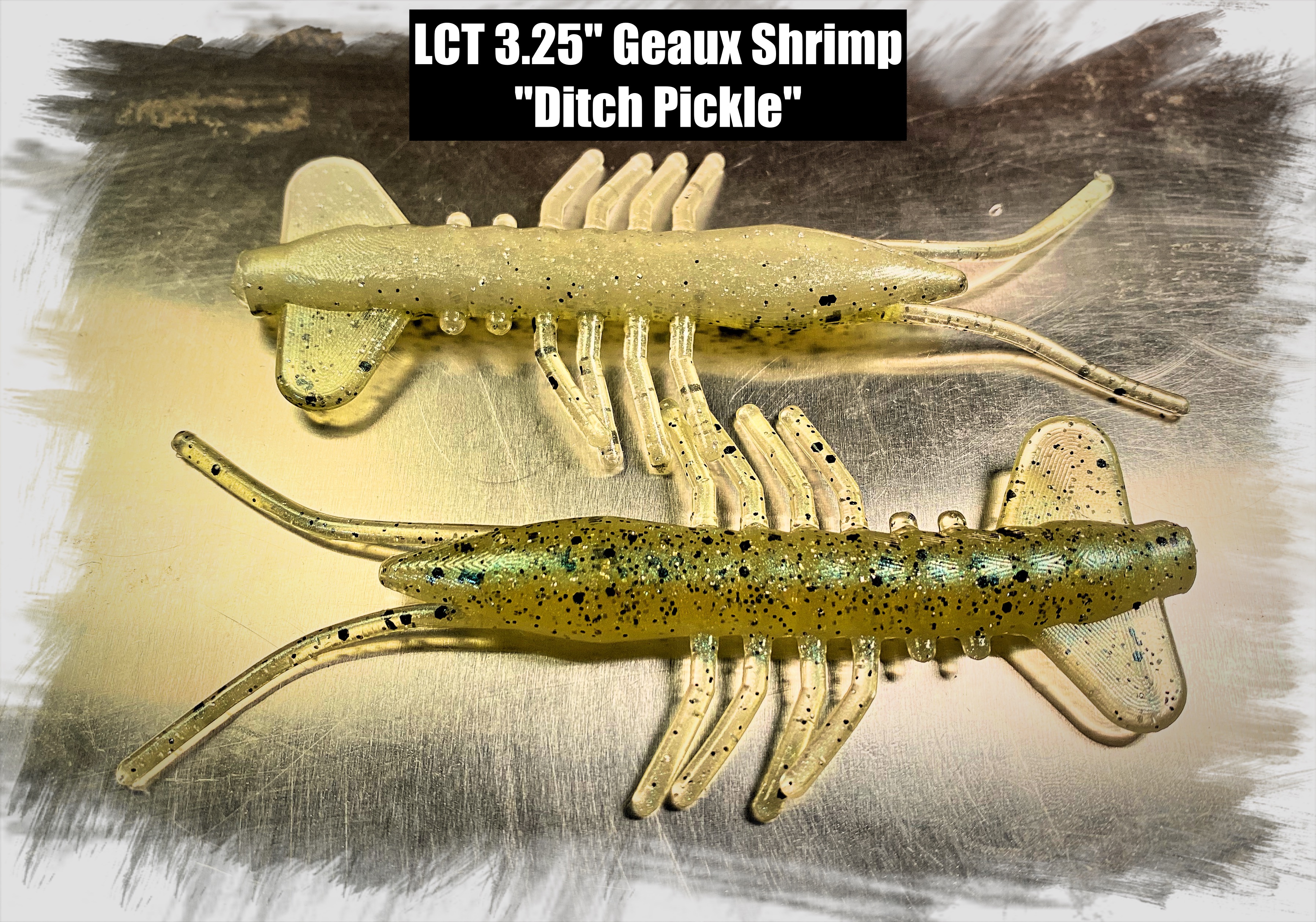 LCT 3.25″ Geaux Shrimp (5 Pack) Ghost Shrimp – Legacy Custom Tackle